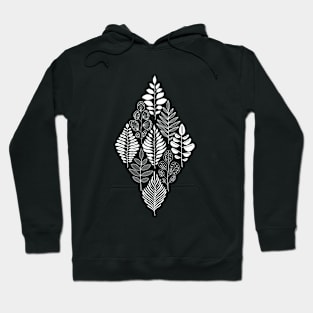 white leaves Hoodie